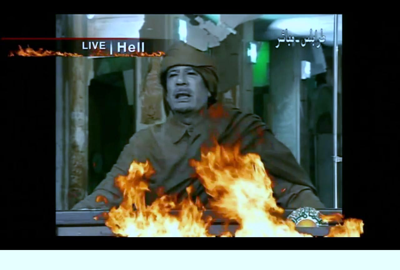 Top Ten Things Gaddafi Wants To Say From Hell