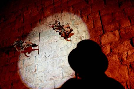 Knights Light Up the Nights of the Old City of Jerusalem