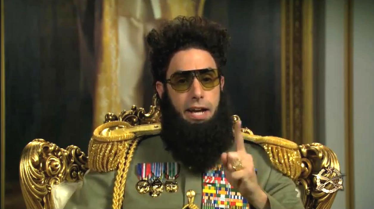 Sacha Baron Cohen’s Dictator Character Blasts Oscar Ban