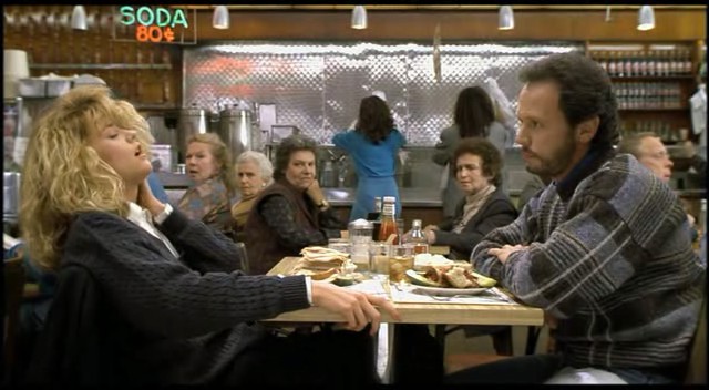 Billy Crystal and Meg Ryan in a Jewish Delicatessen
