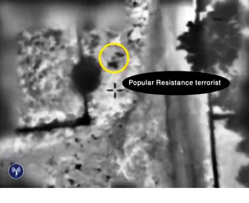 Video of Israeli Air Force Targeting Terrorist in Gaza