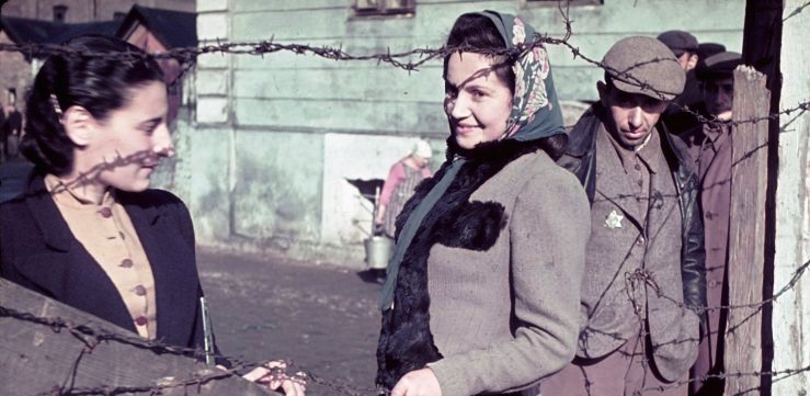 Jewish Ghetto Life in Color From 1939 Poland
