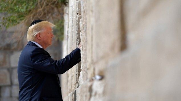 Trump is the First US President to Visit the Western Wall