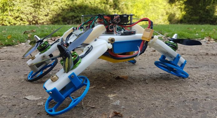 New Flying Crawling Quadcopter Robot From Israel